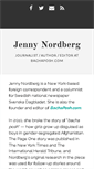 Mobile Screenshot of jennynordberg.com